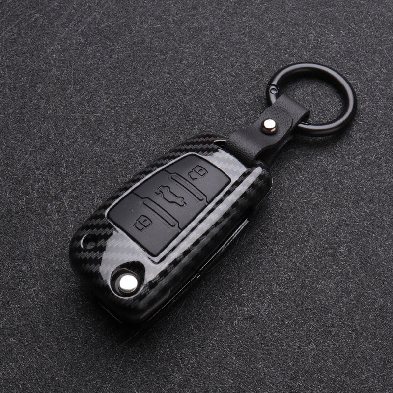 Coque Clé Audi Carbone Style - Image 5
