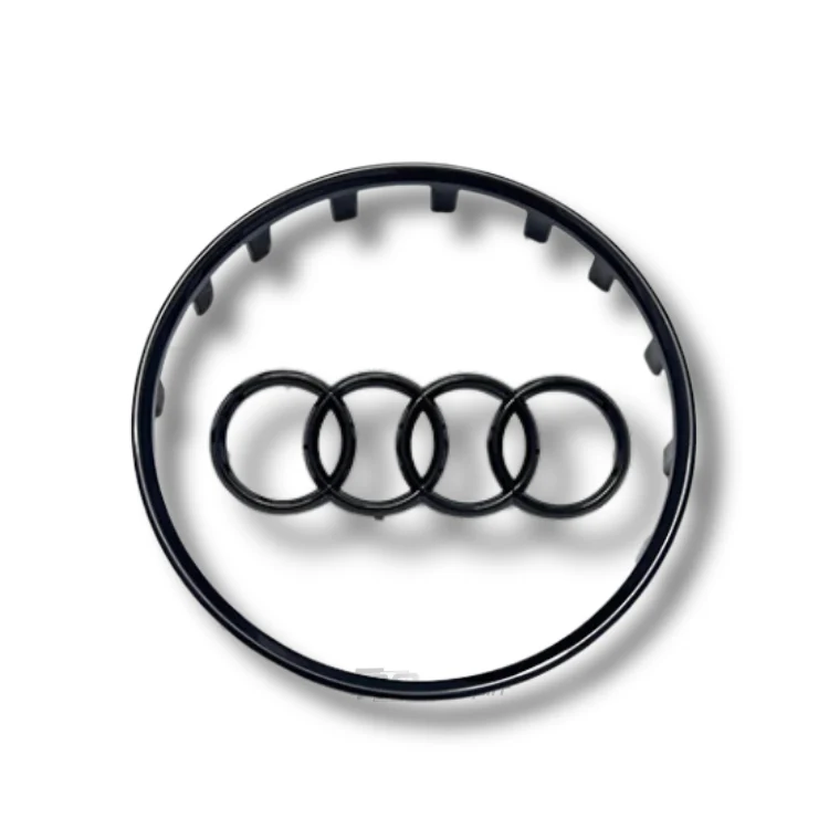 Insert Cerclage et Logo Volant Audi Noir - Image 2