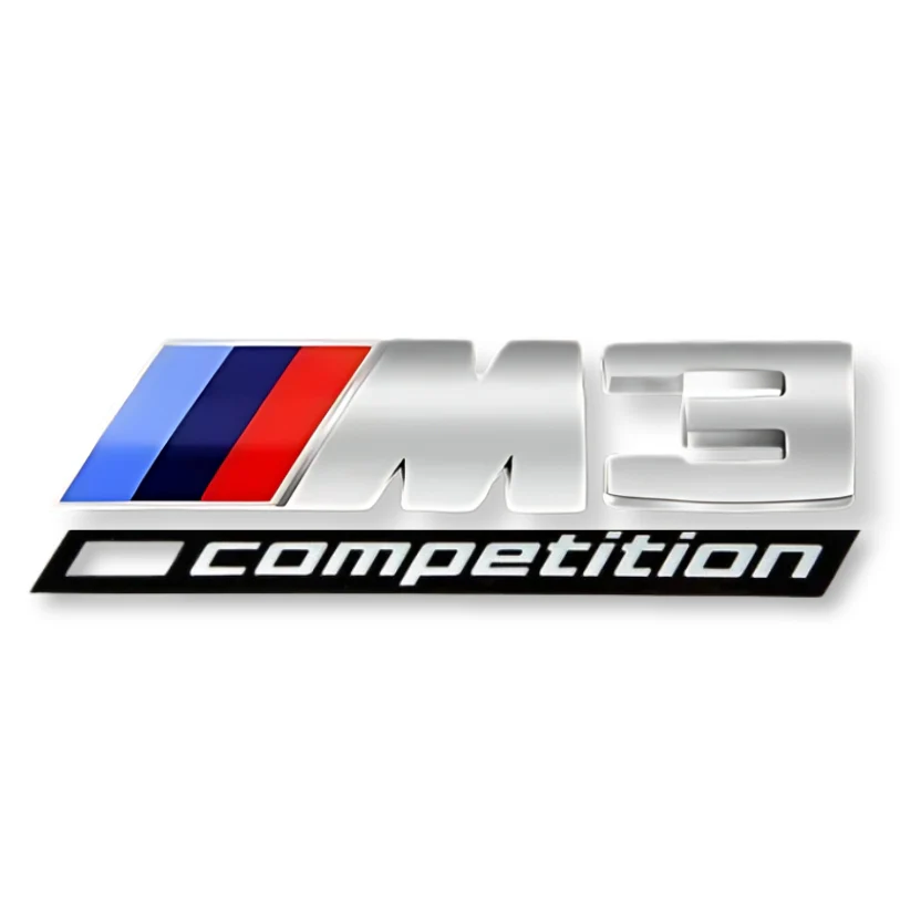 Logo BMW M / M2 / M3 / M4 / M5 Compétition Noir - Image 7