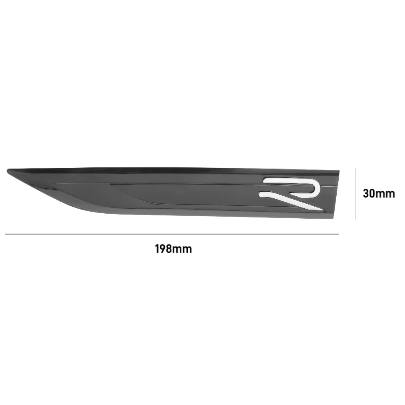 Logo R Aile VW Golf - Image 5
